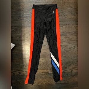PE Nation High Shine Black Racing Stripe Legging